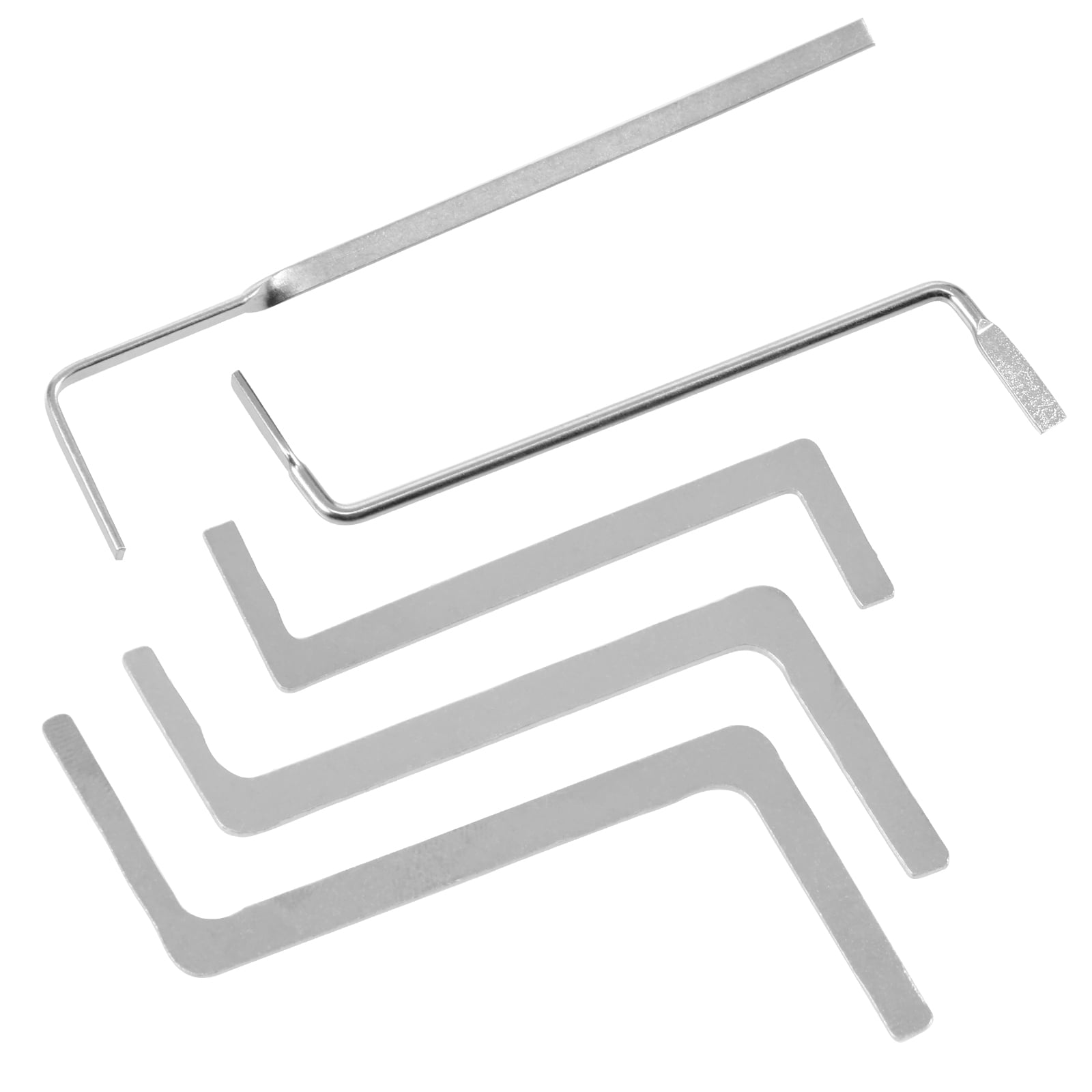 Ikoopy 5Pcs Z Shaped Small Wrench Stainless Steel Hook Hand Duty Tools ...