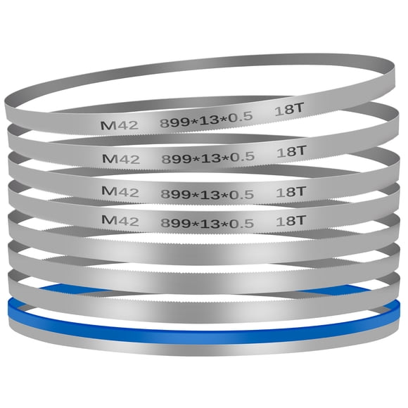 Ikoopy 8 Pack 35-3/8 Inch Bandsaw Blade 18 TPI M42 Bi Metal Portable Bandsaw Blade Replacement Part Compatible with Milwaukee 48-39-0526