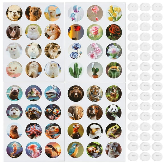 Ikoopy Badge Maker for Kid DIY Pin Button Maker Machine Badge Punch Press Kit with 96 pcs Part Picture Cutter for School Project Christmas Festive Activities