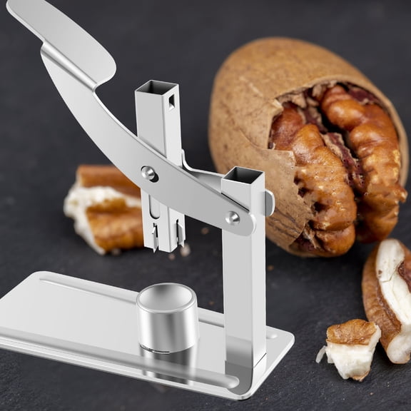 Ikoopy Chestnut Cracker Stainless Steel Chestnut Clip with Non-Slip Handle Labor-Saving Chestnut Cutter Tool Heavy-Duty Chestnut Oer for Chestnut Nut Kitchen Picnic Travel 17x16.2x6.3cm