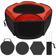 Wekvgz Chick Brooder Box Oxford Cloth Chicken Brooder with Double Door Design Practical Chicken Starter Kit with Storage Bag for Small Ducks Cats Dogs Rabbits