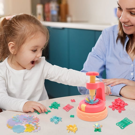 Ikoopy DIY Flower Art Craft Set Creative Fabric Flower Bouquets Toy Funny DIY Floral Making Activities Toy for 3 to 12 Years Old Kids