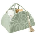 thumbnail image 1 of Qenwkxz Diary Baby Diaper Caddy Organizer Cotton Rope Basket Large Storage Basket Bags for Newborn Boys Girls Gift Baby Shower List Essentials Green, 1 of 11