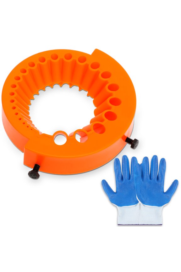 Drill Bit Grinding Attachment with Gloves and Screws Efficient Drill Bit Sharpener Reliable Drillbit Sharpener Attachment for Grinding and Polishing