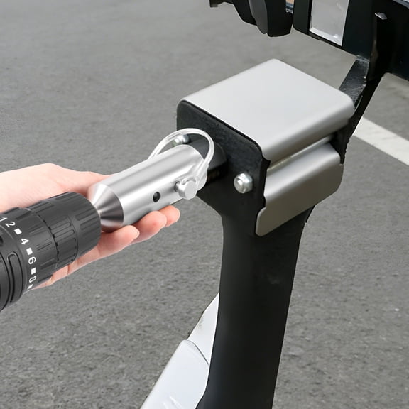 Ikoopy Heavy Duty Trailer Jack Drill Adapter Fit for 1 Inch Drive Shaft Top Wind Trailer Jack Integrated with Chuck Adapter Socket Bit Attachment for Most of Cordless Drill