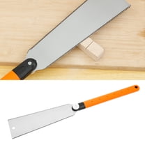 Ikoopy Japanese Style Hand Saw Steel Japanese Style Pull Saw Double Sided Blade Flush Cutter Fast Cutting Hand Blade for Gardening 13.36*3.54*1.38in