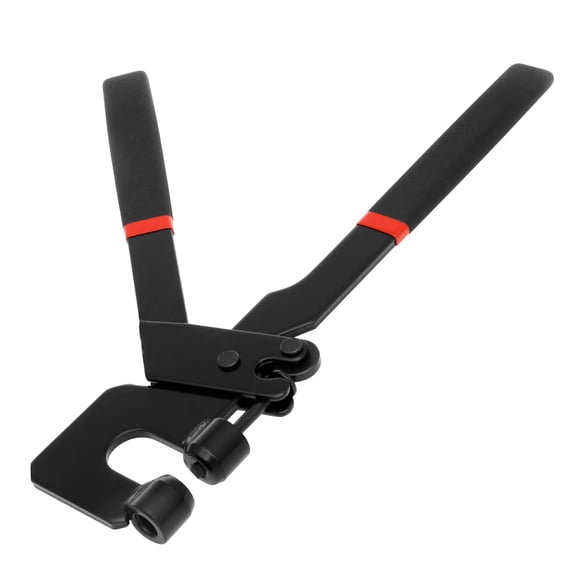 Ikoopy Light Steel Keel Clamp Pliers Tight Bite Punch Pliers Precise Efficient Arc Cutting Punch Strong Connection Ridge Clamp for DIY