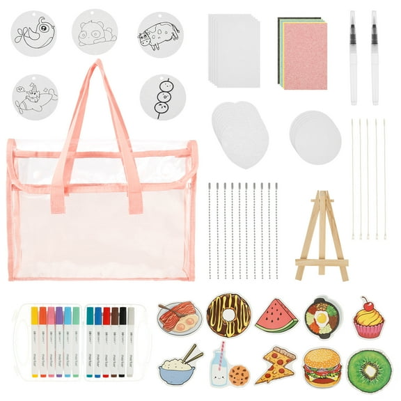 Ikoopy Magic Foam Texture Painting Kit Creative 3D Drawing Magic Puffy Paint Kit Safe DIY Drawing Texture Art Supplies Set with Water Brush for Kids Adults