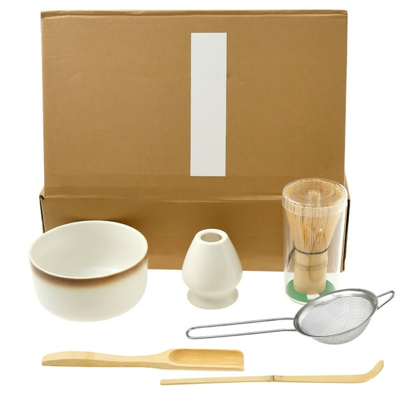 Ikoopy Matcha Set Solid Exquisite Household Matcha Tea Making Tools Kit Elegant Japanese Tea Set Includes Matcha Bowl for Home Use