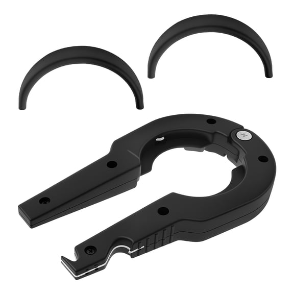 Ikoopy Multifunctional Bottle Opener 4 in 1 Can Glass Screw Cap Opener Manual Gripper Hand Safety for Home and Outdoor Use