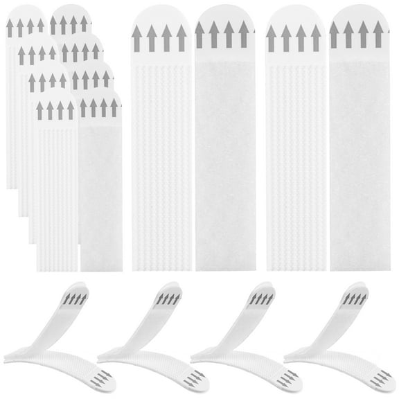 Ikoopy No Tools Wall Hanging Strip Versatile Firm Picture Hanger and Frame Sticker Set Easy to Use Picture Hanging Strips Kit for Mounting