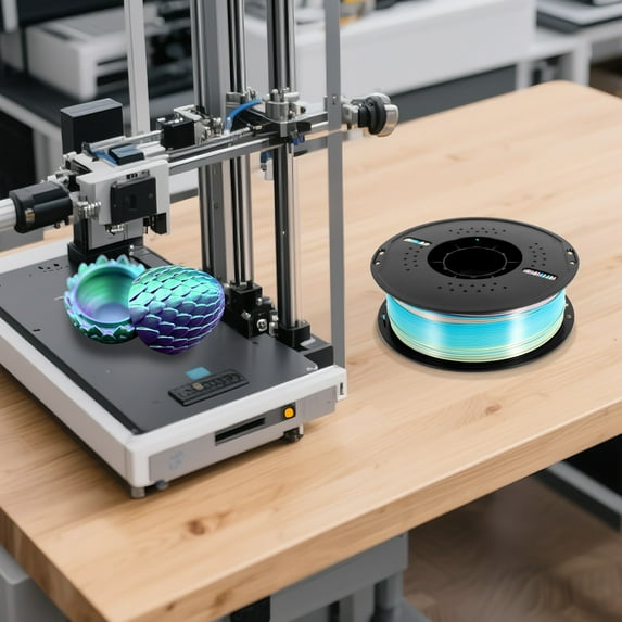 Ikoopy PLA 3D Printer Filament Rapid Color Change 3D Printing Filament Accurate Printing PLA Printer Bundle Printability for Handicraft