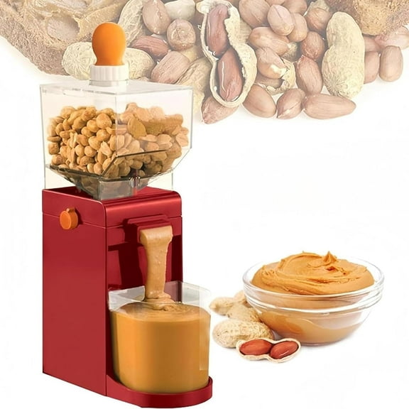 Ihvewuo Peanut Butter Machine Maker Safe Easy to Clean Sauce Nut Grinder Versatile Kitchens Butter Machine Non Slip Peanut Butter Maker Nut Grinder for Kitchens