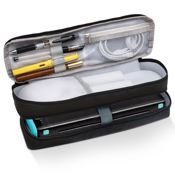 Ikoopy Portable Printer Case，Printer Case Thickened Oxford Cloth Portable Printer Carrying Case with Handle and Double Zipper for Traveling