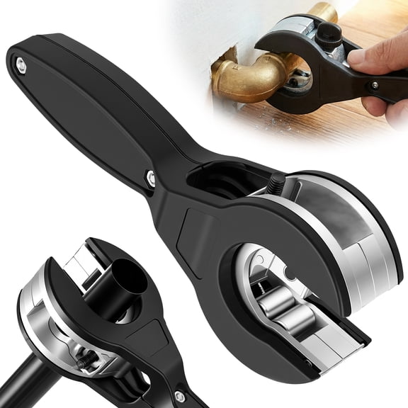 Ikoopy Ratcheting Tubing Cutter Ratcheting Tubing Cutter Tool Tube PVC Cutting Tool For Cutting 5/16 Inch to 1-1/8 Inch Air Conditioning Copper Pipe Fuel Line Refrigerator Water Pipe