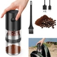 thumbnail image 1 of Ikoopy Rechargeable Coffee Grinder 1.8X Faster Grinding with 38 External Adjustable Setting Conical Ceramic Burr and 2000mAh Battery Portable for Travel Camping, 1 of 11