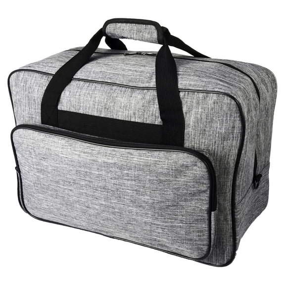 Ikoopy Sewing Machine Carrying Case with Removable Shoulder Strap and Dual Handle Universal Sewing Basket Spacious Storage for Travel Use