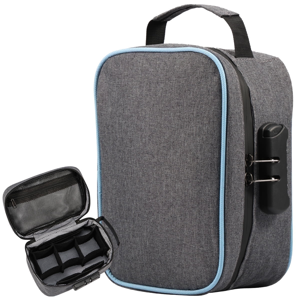 Homaisson Smell-Proof Bag, Smell-Proof Stash Box With Combination Lock, Odor-Proof