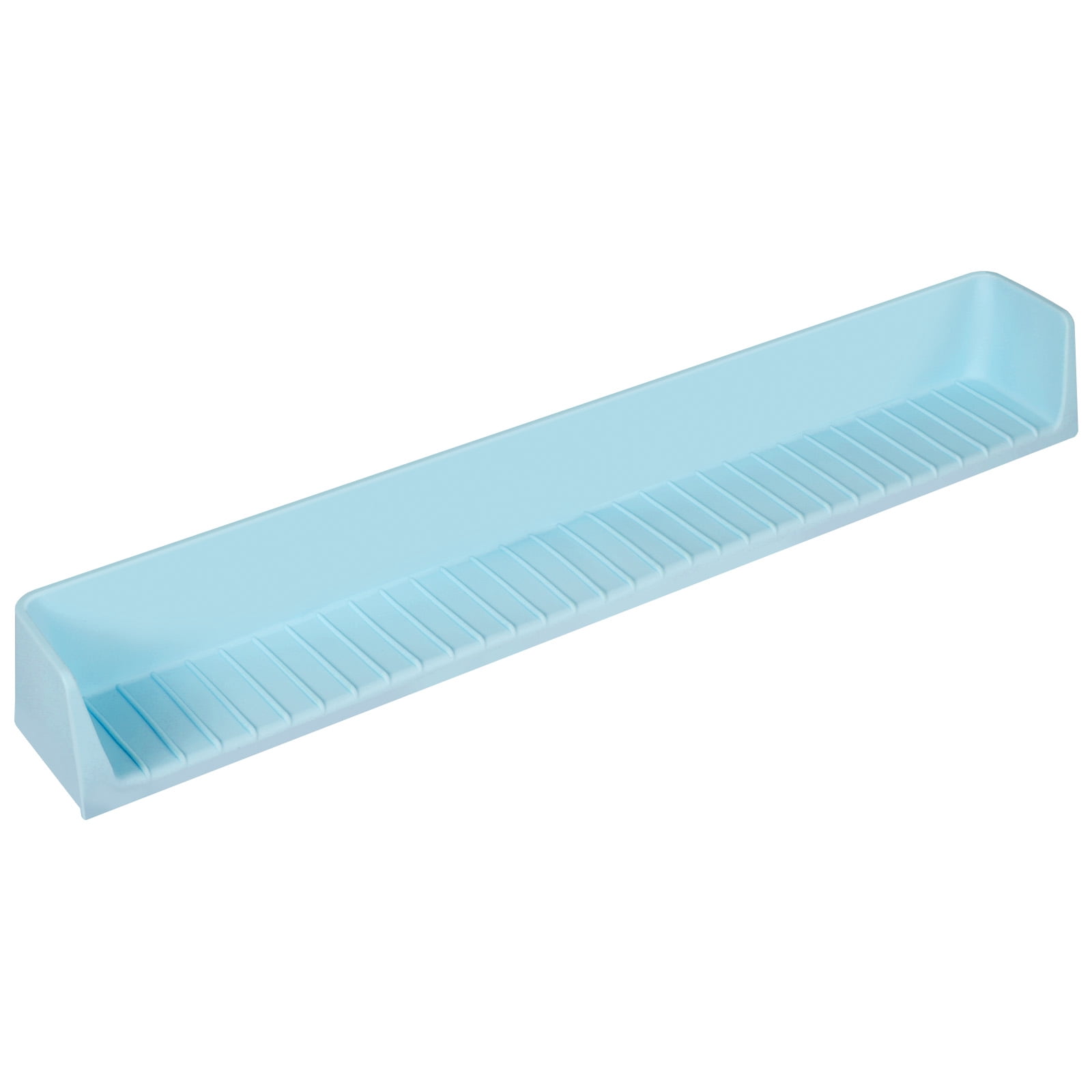 Ikoopy Splash Guard for Bathtub Kids Silicone Bathtub Sky Blue Splash Guard with Suction Cups Bath Tub Play Shelf for Kids and Toy Holder Avoid Water Spill in Bathroom Fun Bath Time for Toddler Baby
