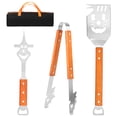 thumbnail image 1 of Ikoopy Stainless Steel BBQ Grill Spatula Set Multifunctional Grill Tool Set with Storage Bag Portable BBQ Accessory Kit for Cooking Camping Birthday, 1 of 10