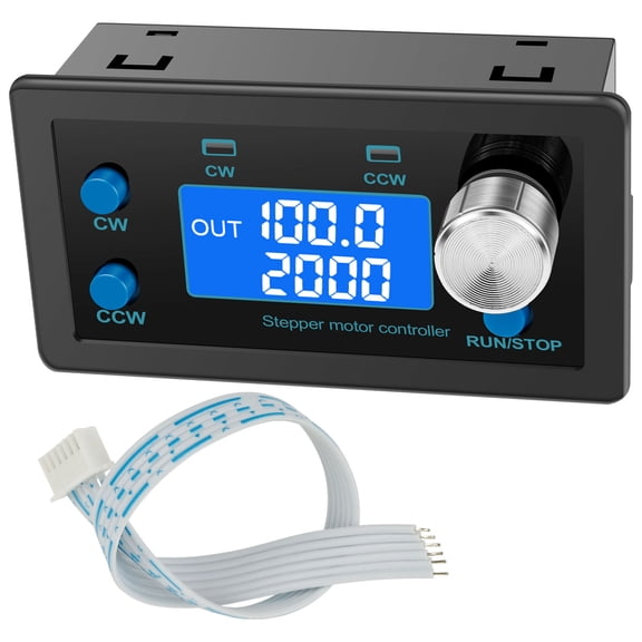 Ikoopy Stepper Motor Driver Controller for Stepper Motor Forward/Reverse Pulse Speed Controller DC 5-30V for CNC Machine 3D Printer TTL Serial Port