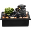 Tabletop Meditation Fountain With USB Power - Mini Waterfall Decor For Office & Home