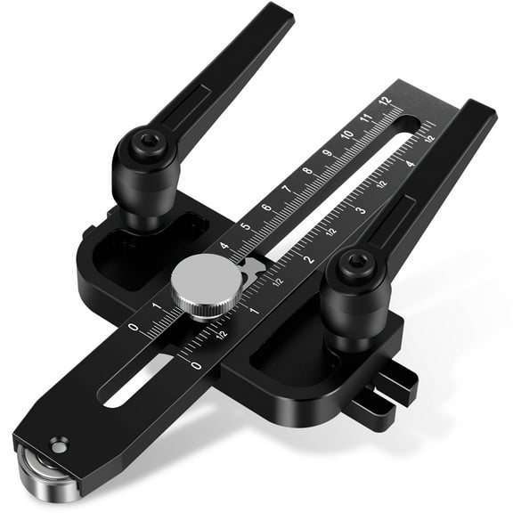 Ikoopy Thin Rip Jig Aluminum Alloy Table Saw Jig Guide Fast Thin Ripping Guide Sturdy Thin Rip Table Saw Jig Table Saw Accessories for Making Repetitive Narrow Strip Cuts