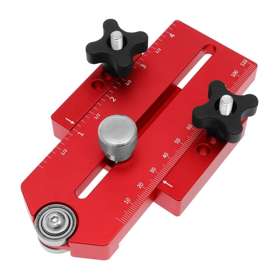 Ikoopy Thin Rip Table Saw Jig Guide Aluminum Alloy Woodworking Thin Ripping Jig Precise Narrow Strip Repetitive Cutting Guide for Men