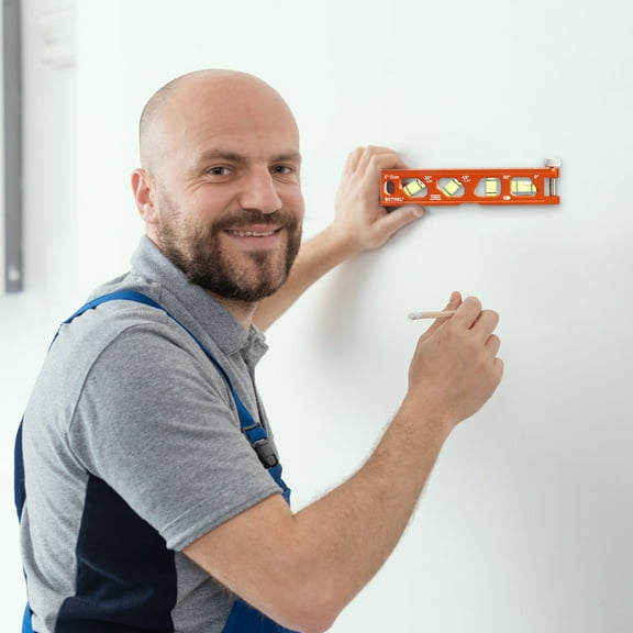 Ikoopy Torpedo Level Magnetic Leveler Tool Aluminum Alloy Torpedo Level Multi Angle Measurement Leveler Tool Accurate Measurement for Woodworking