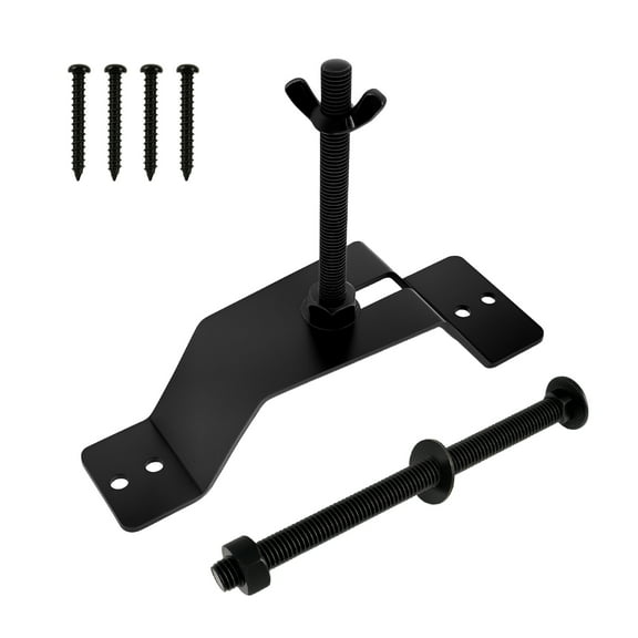 Ikoopy Wall Mount Spare Tire Carrier Metal Spare Tire Holder Space Saving Wheel Bracket Rack Easy Installation Trailer Spare Tire Mount High Security Spare Tire Carrier Bracket for Car