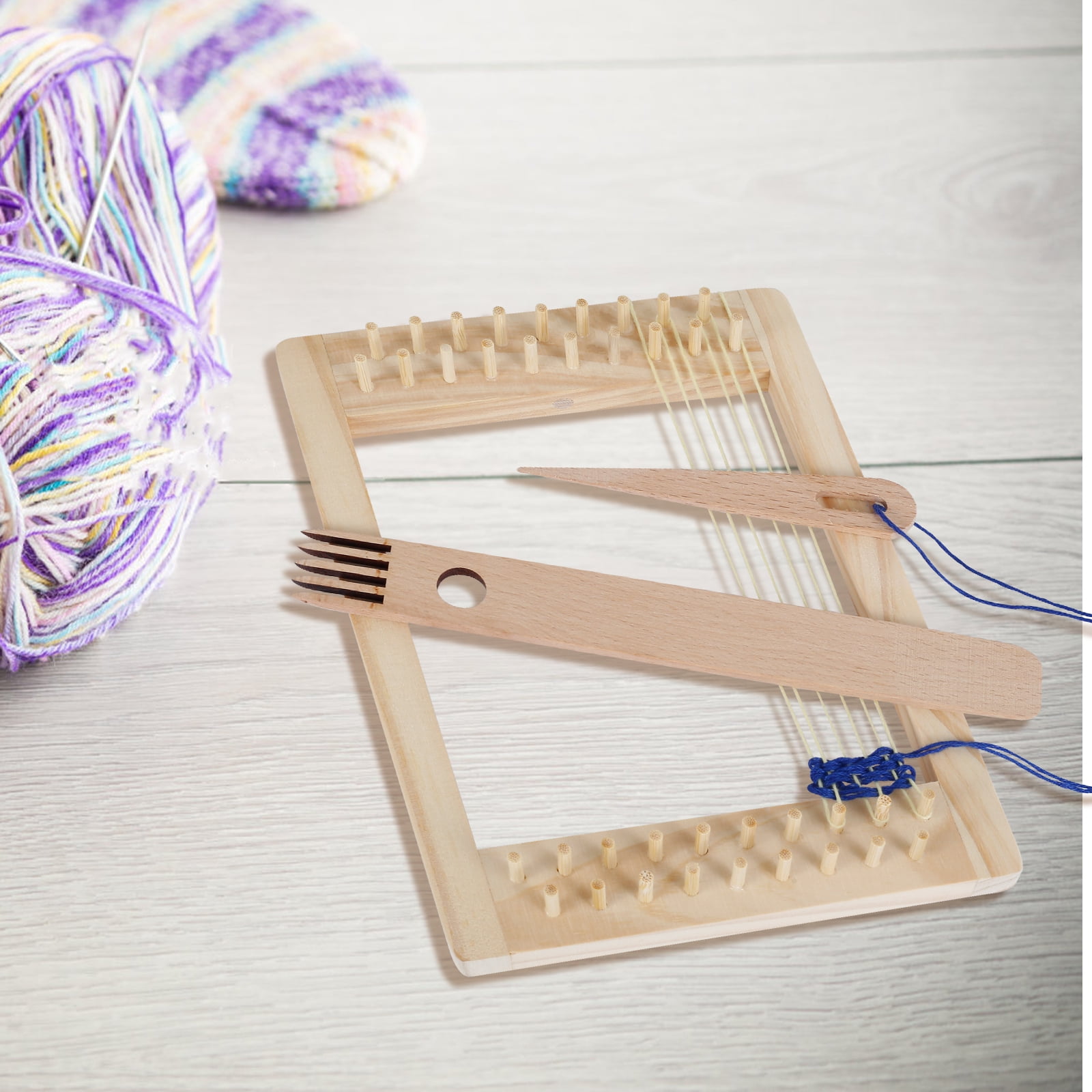 Ikoopy Weaving Loom Kit Stable Construction Tapestry Weaving Machine  Flexible Operating Crypto Loom for Variety Wire Knitting Machine Suitable  for ...