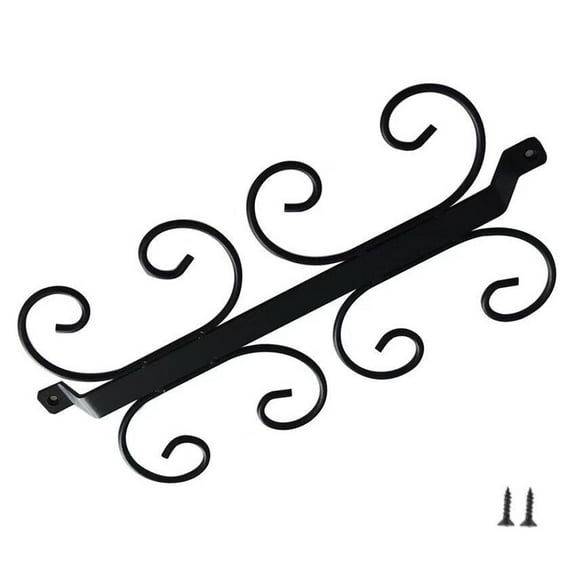 Ikoopy Wine Glass Rack Under Cabinet Stemware Rack Wire Wine Glass Holder Wall Mounted Stemware Drying Storage Hanger Metal Organizer for Cabinet Kitchen Bar Holds up to 8 Glasses (Black)