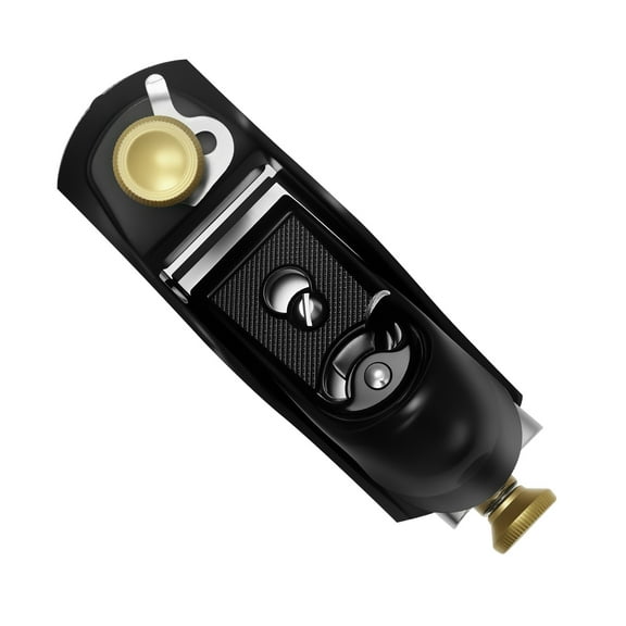 Ikoopy Wood Planer Carbon Steel Mini Hand Planer with Adjustable Cutting Depth Design Universal Woodworking Tool for Trimming Polishing Deburring