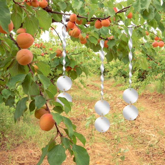 Ikoopy 41 Pcs Bird Deterrent Devices Reflective Bird Deterrent Effective Bird Repellent Devices Decorative Bird Scare Devices Safe Bird Reflector for Keeping Birds Away