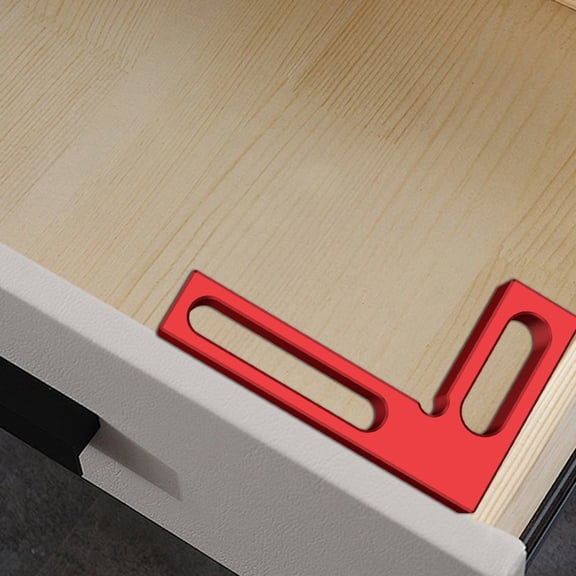 Ikoopy 90 Degree Mini Positioning Square Aluminium Alloy Right Angle Clamps Woodworking Carpenter Tool Portable Pocket Square Tool Wood Working Tool for Box Picture Frame