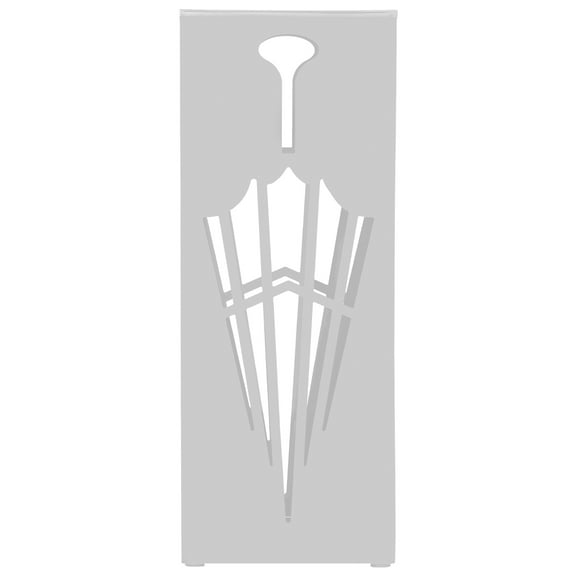 Ikoopy Umbrella Stand Metal Umbrella Holder Freestanding Umbrella Rack Hollowed Umbrella Stand Rack Rectangular Umbrella Storage Rack Indoor Walking Stick Holder for Home Entryway