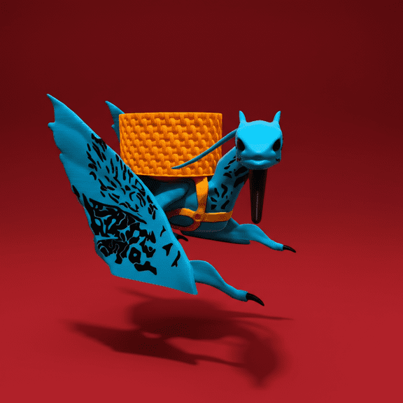 Ikr-an Display Figure and Bucket Figure Toys, Sculpted Banshee Model with Storage | Eye Catching Shelf Decoration for Living Room or Party