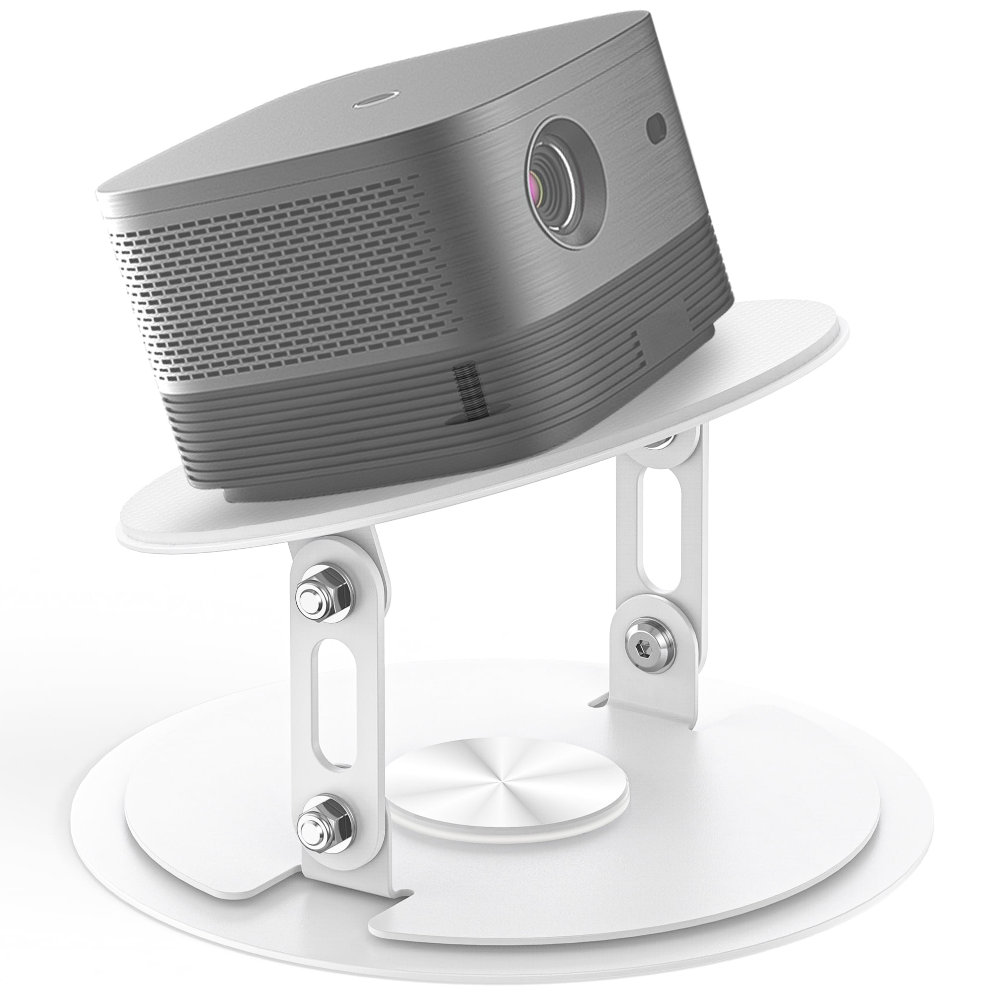 Desktop Projektor Halterung - Schwenkbarer Ständer Mit 1/4 Zoll Schraube (schwarz)