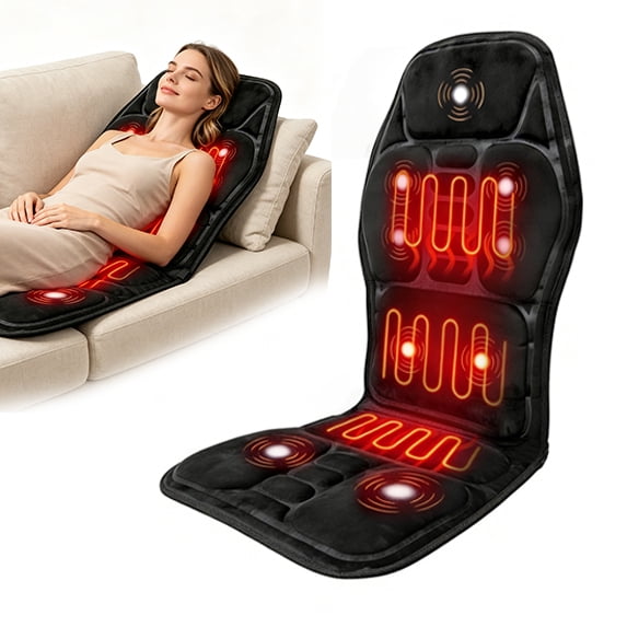 Ikristin Electric Full Body Massage Mat with Heating– 9 Vibration ...