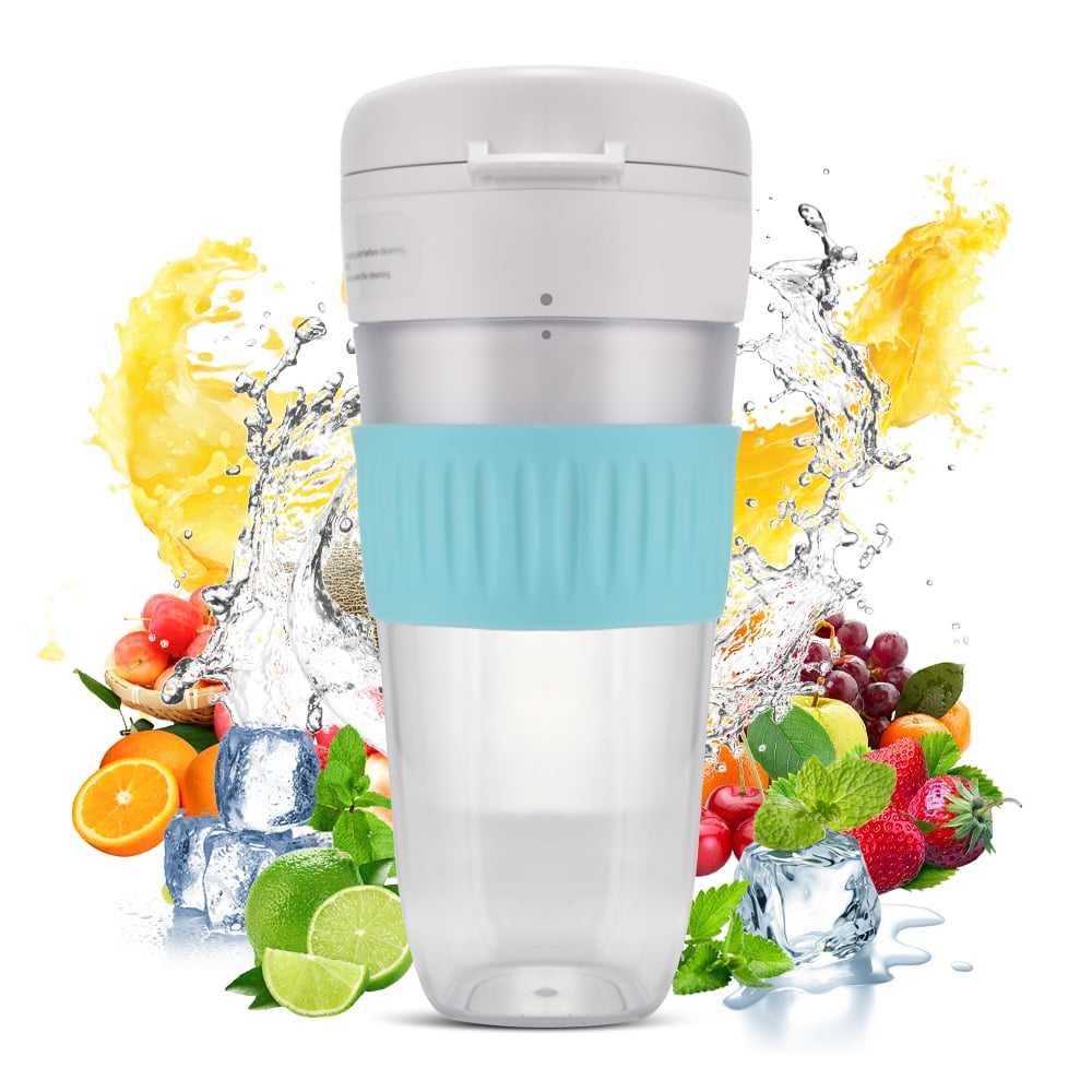Portable Blender Shakes and Smoothies, Ikristin Personal Juicer Mini Blender, 380ml/13oz Cup