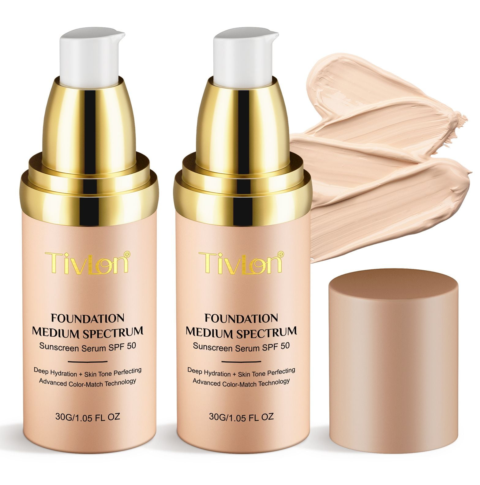 Anfatie colour foundation 40ml 2色セット Ikzee 2-Pack Color Changing Foundation - Liquid Makeup