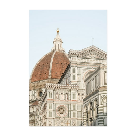 Il Duomo - Florence Tuscany Italy Photography Architecture Cityscape Gothic Religious Art Travel Poster Christian Unframed Wall Art Print 20 x 30 inches