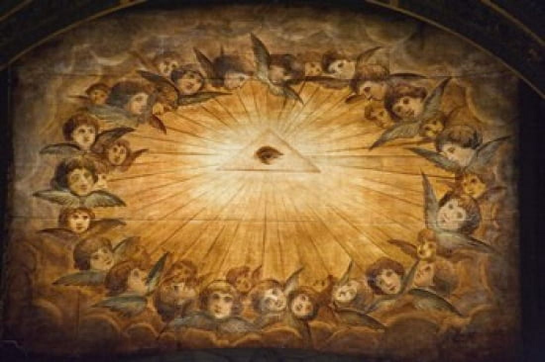 Il Gesu ceiling detail Church of the Gesu Rome Lazio Italy Canvas Art - Panoramic Images (36 x 24)
