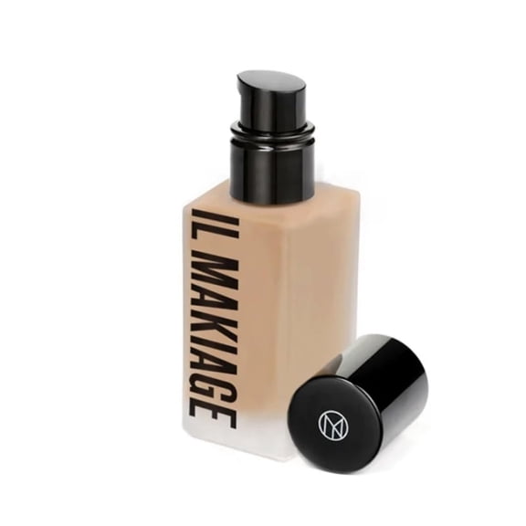 Il Makiage Woke Up Like This Flawless Base Foundation, Shade 155, Full Coverage Natural Matte Liquid Foundation, 1 fl oz (30 ml)