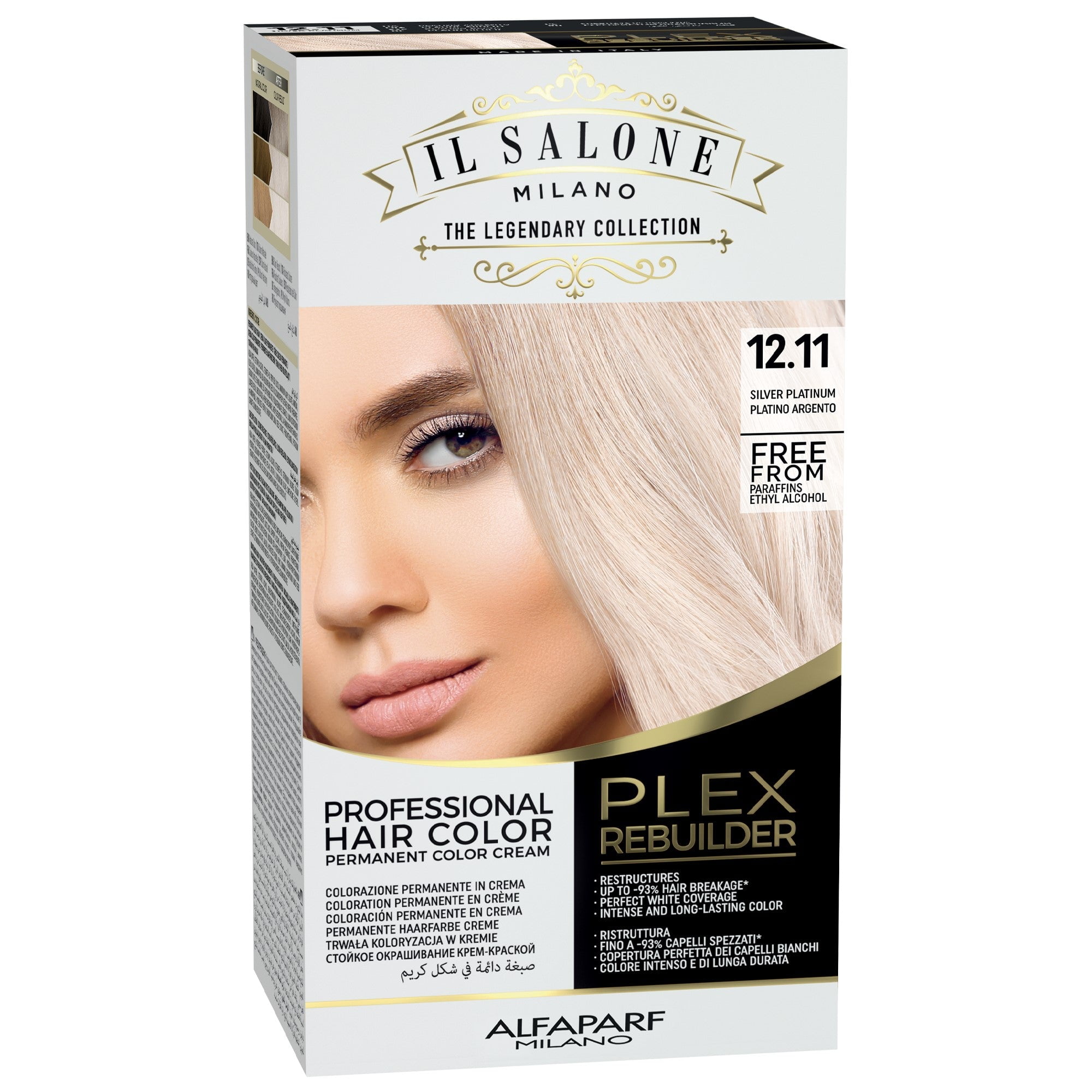 シェル・ラトゥール 滅亡 IR-7771 Il Salone Milano Plex Rebuilder Permanent Hair Color Kit - 12.11