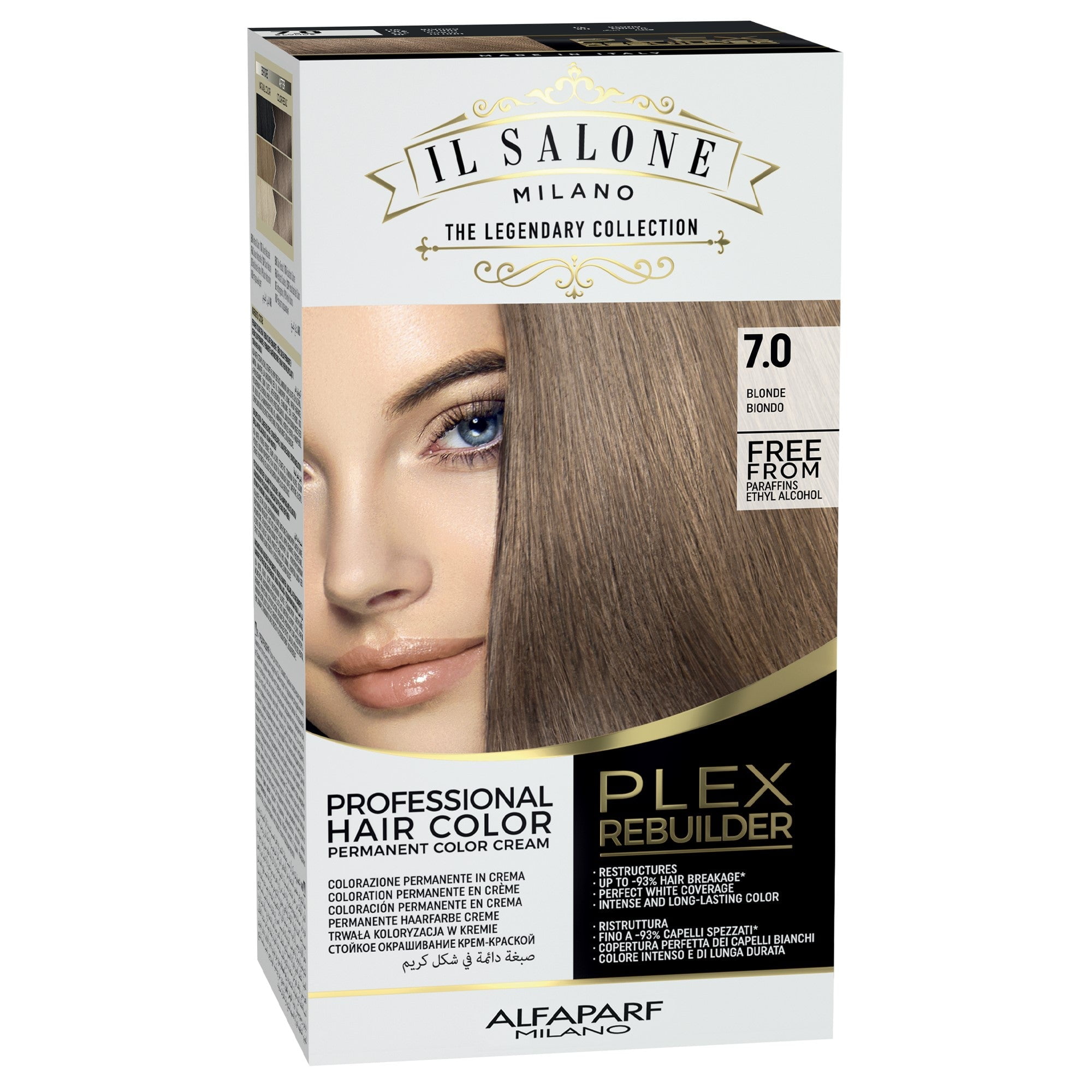 Il Salone Milano Plex Rebuilder Permanent Hair Color Kit - 7.7