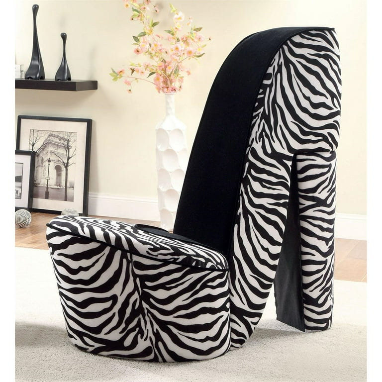 Ilana Large Accent Chair-Color:Zebra Print