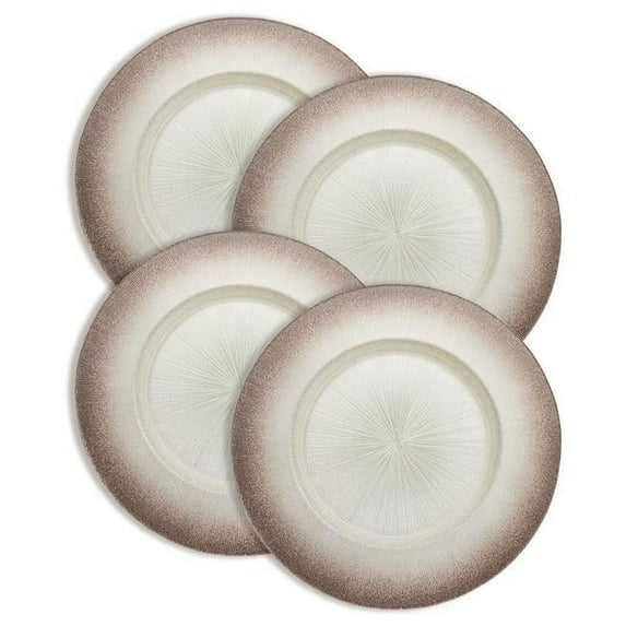 Ilaria Charger Plate, Peach - Set of 4