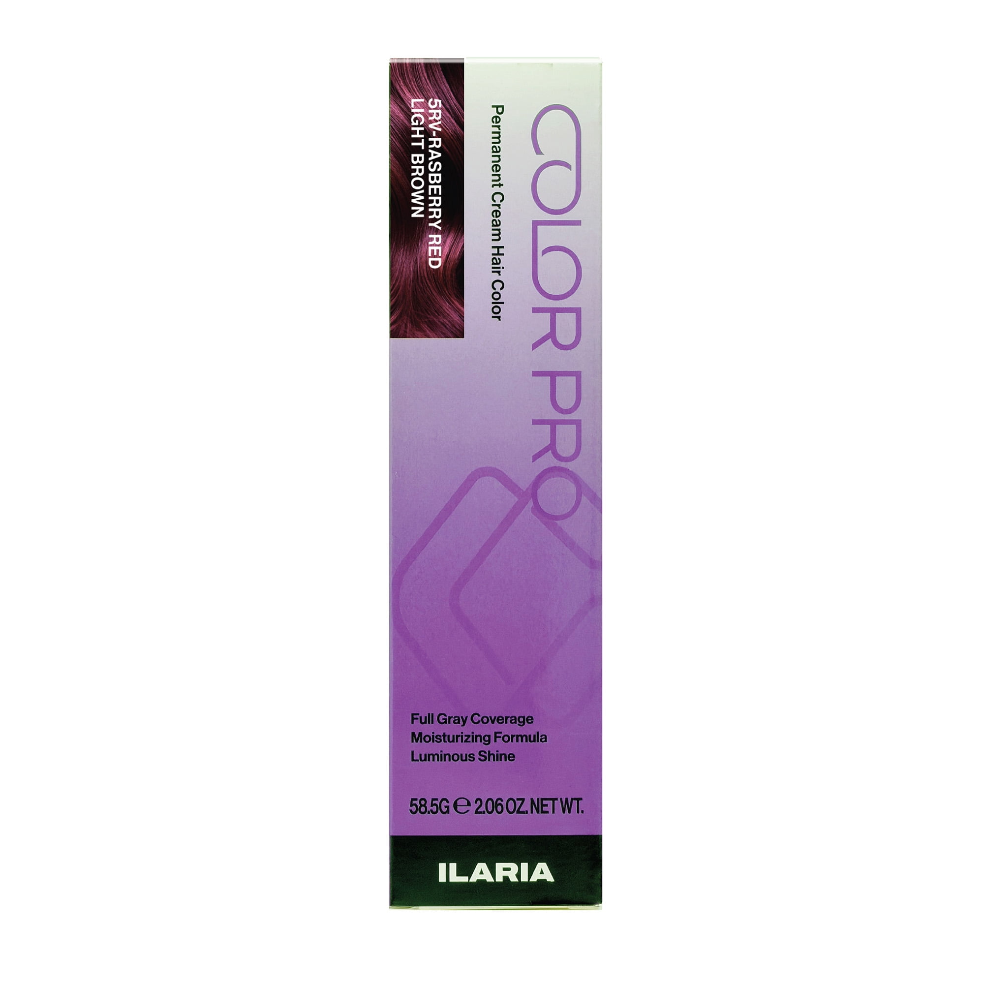 Ilaria COLORPRO Permanent Hair Color 5RV-Raspberry Red Light Brown 2 oz