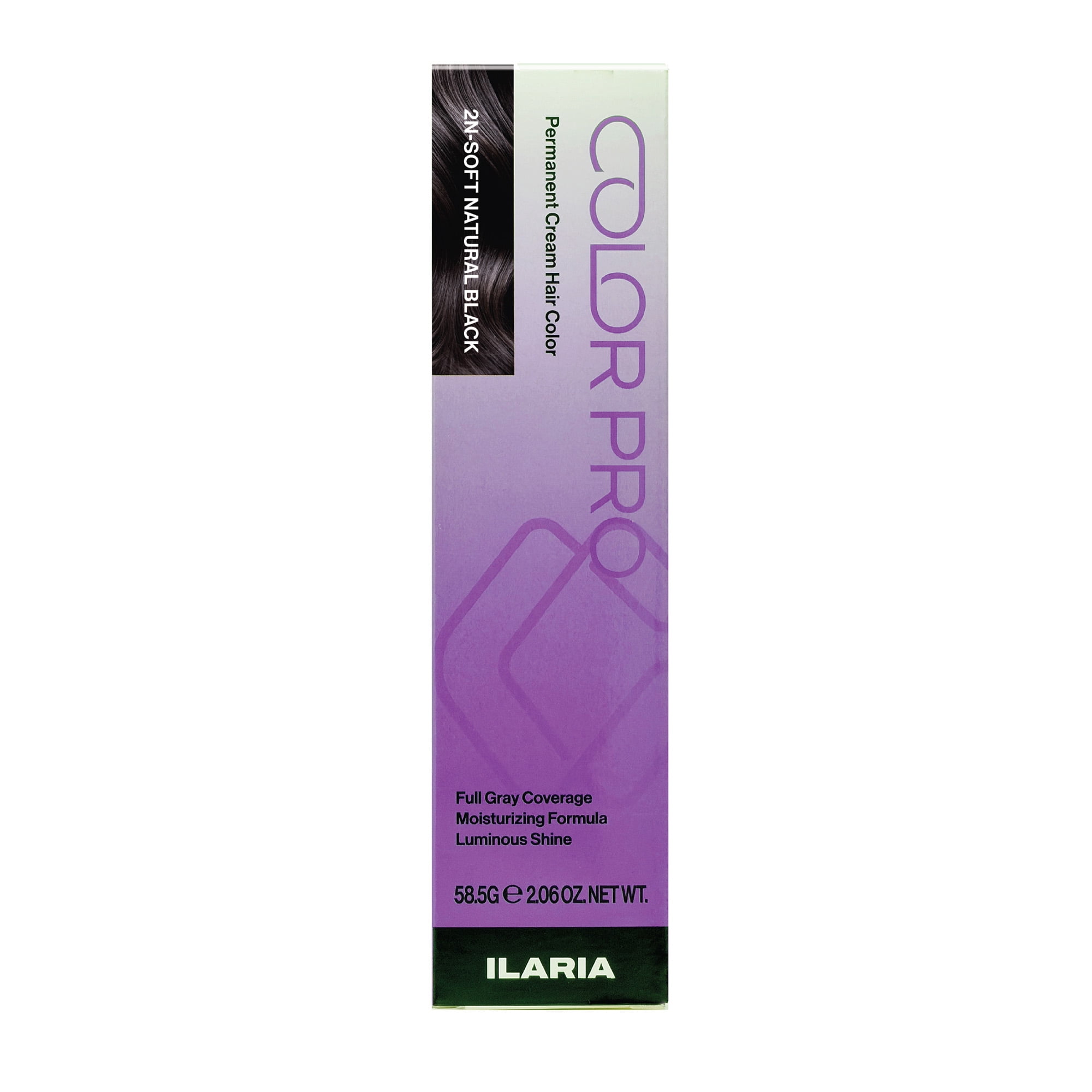 Ilaria COLORPRO Permanent Hair Color 2N-Soft Natural Black 2 oz